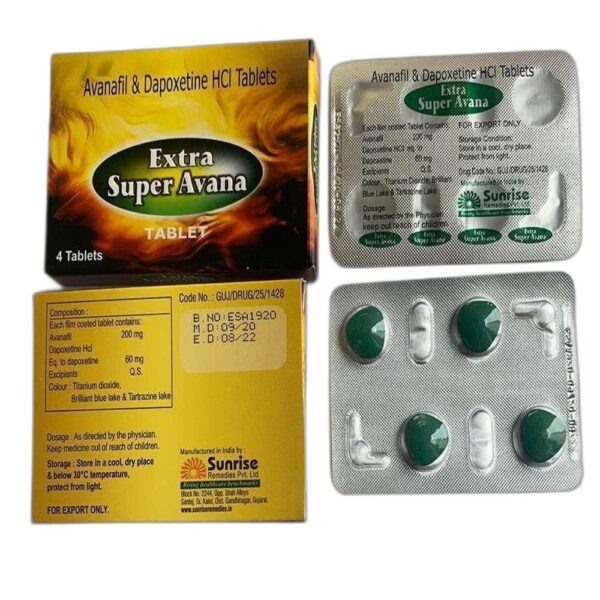 Avanafil 200 mg + Dapoxetine 60 mg